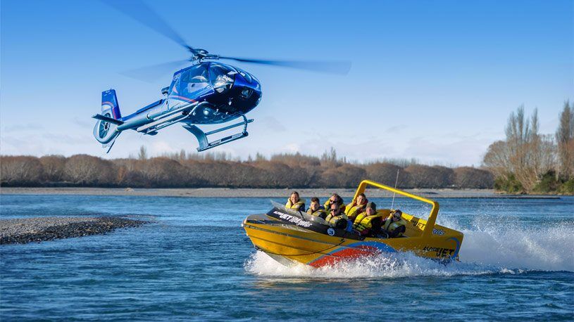 Christchurch Helicopter & Waimakariri Jet Boat Experience