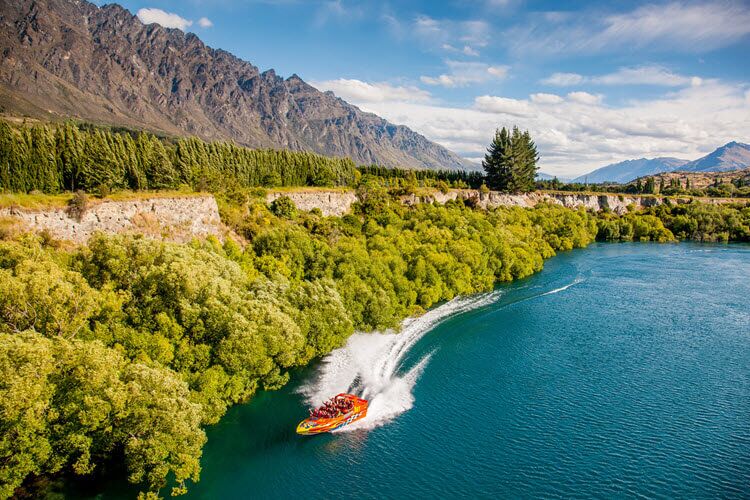 Ride the famous Thunder Jet on Lake Wakatipu
