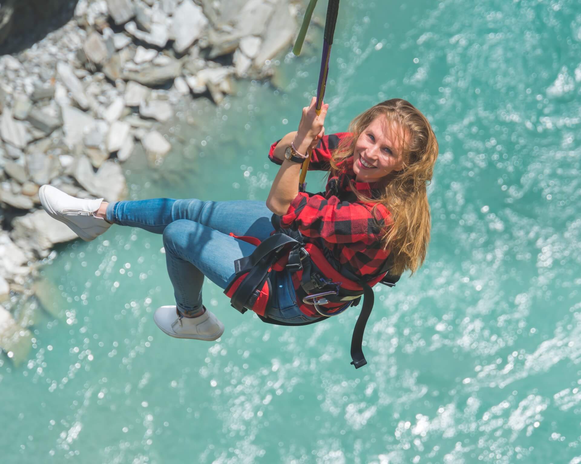 Take on the worlds first Canyon Swing, above the Shotover River