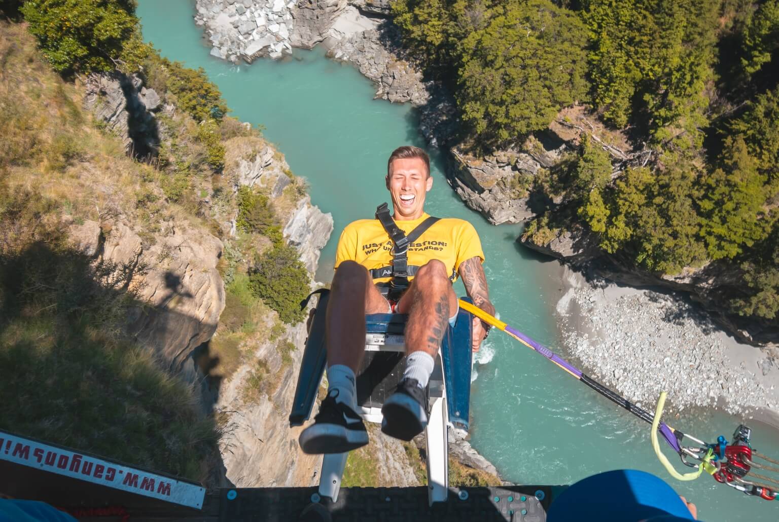 Take on the worlds first Canyon Swing, above the Shotover River - Image 4