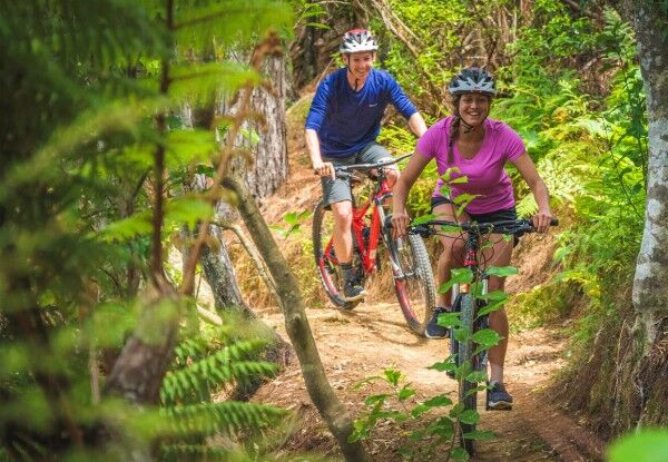 Full Suspension Mountain Bike Hire at Waitangi Mountain Bike park
