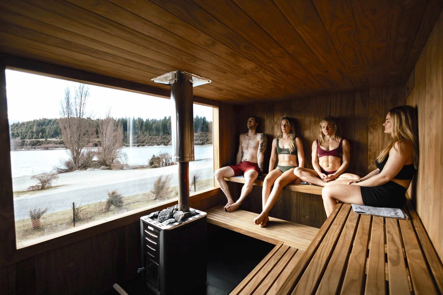 Private Lakefront Sauna Session at The Sauna Wanaka