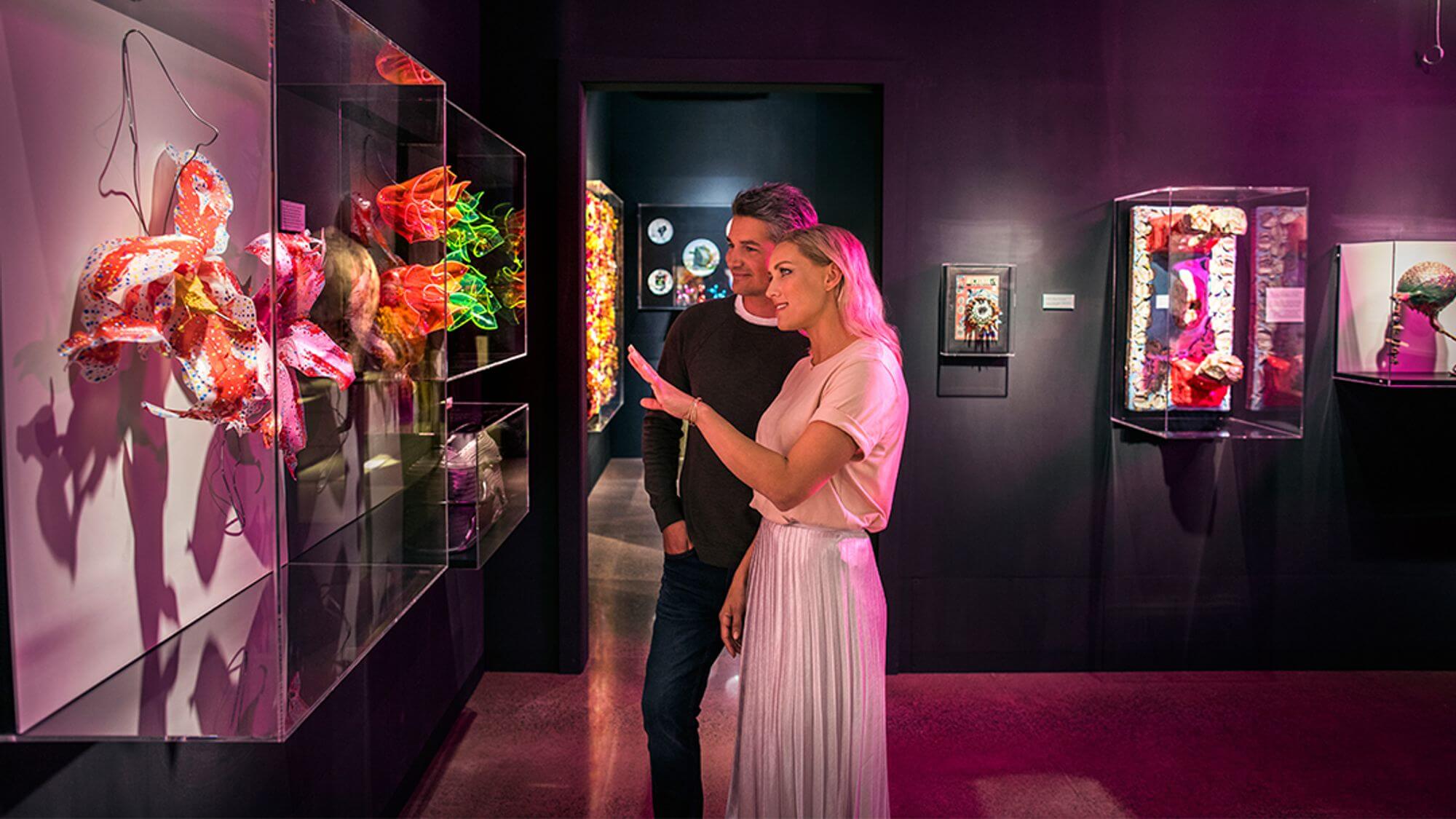 Visit the galleries and gardens at Sculptureum Matakana