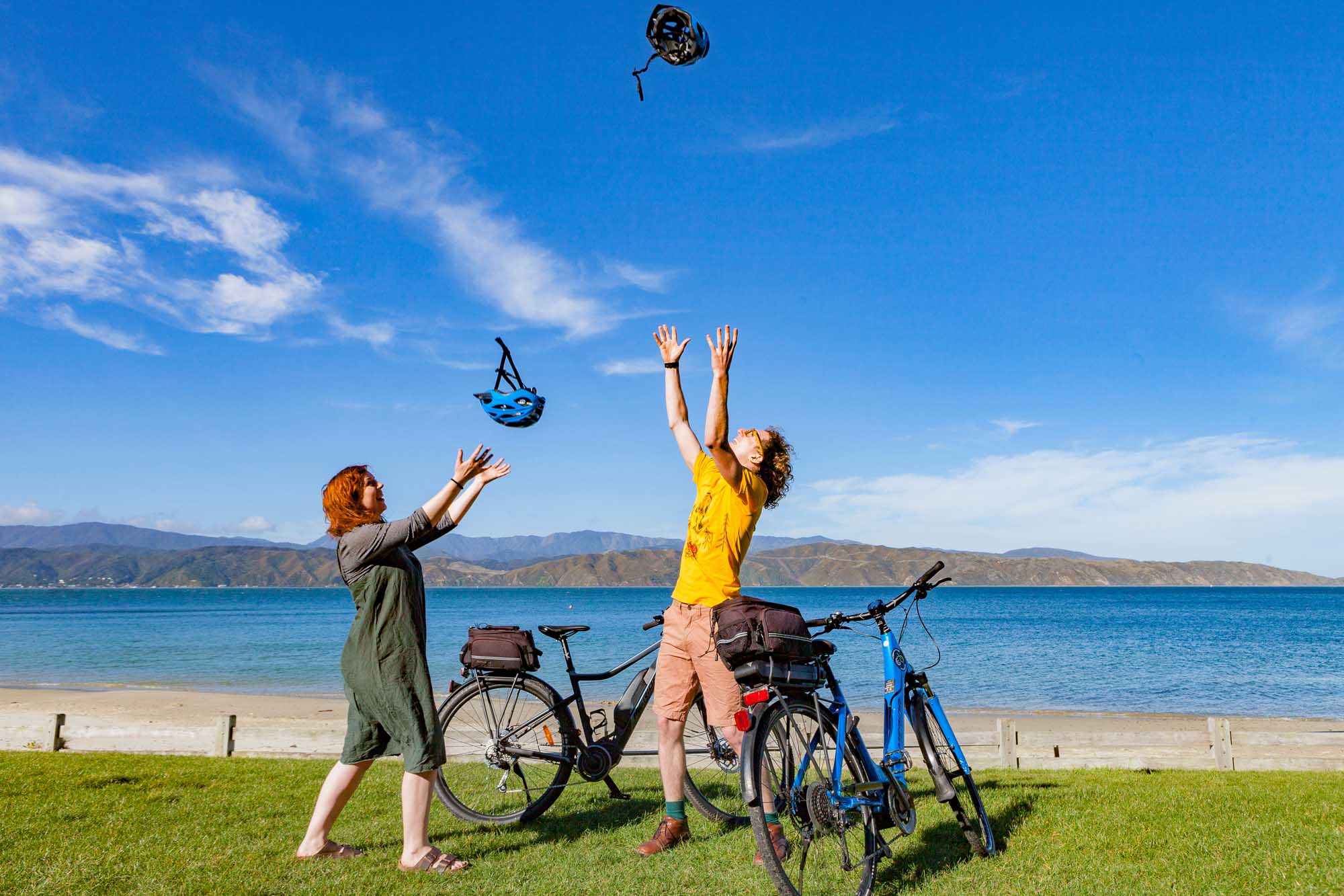 Bike Hire full day cycle tour explore exploration Wellington scorching bay beach Chuffed Gifts