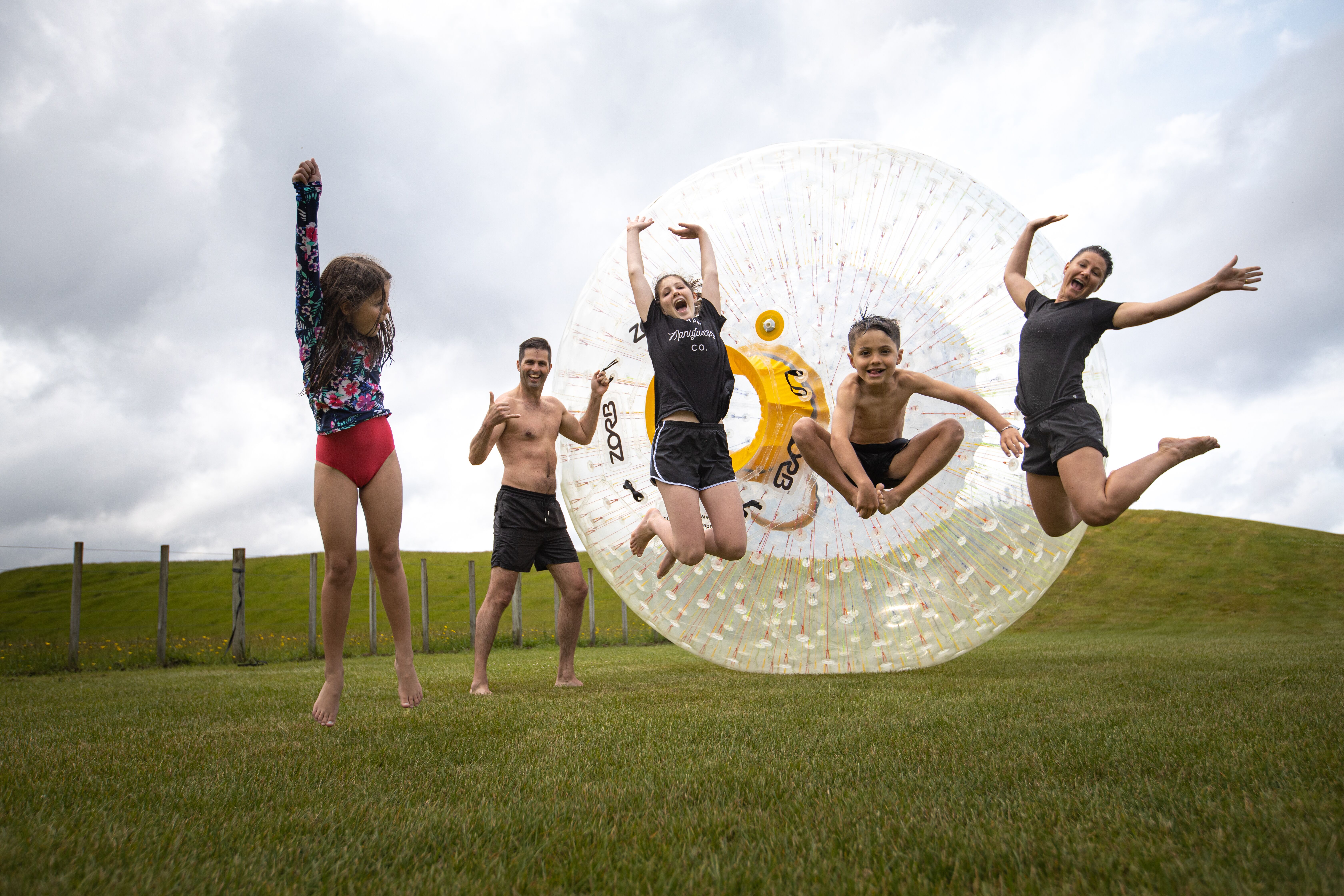 Take the family for some fun at Zorb Rotorua!