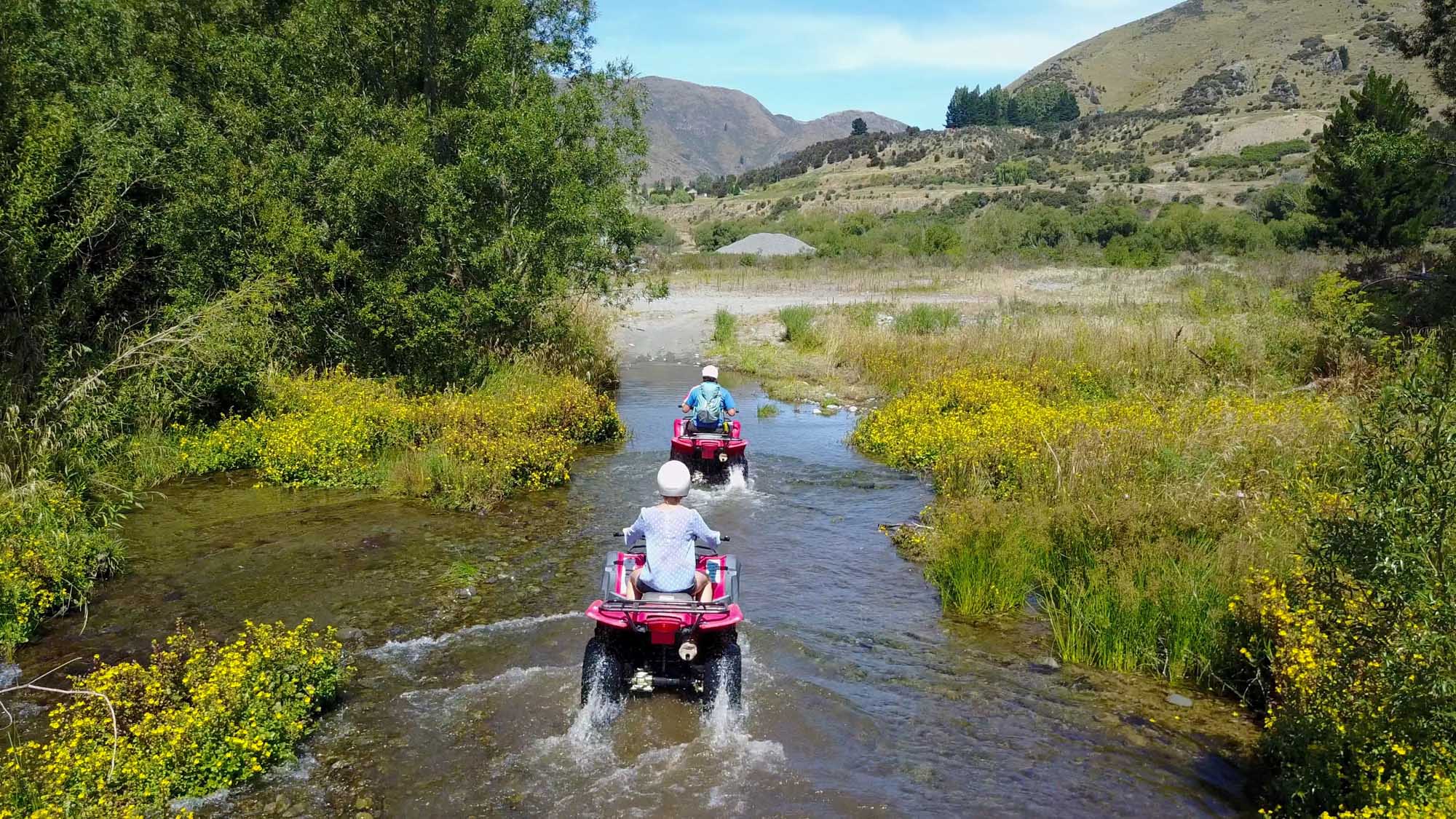 Tour Canterbury Forests & Rivers on Quad Bike