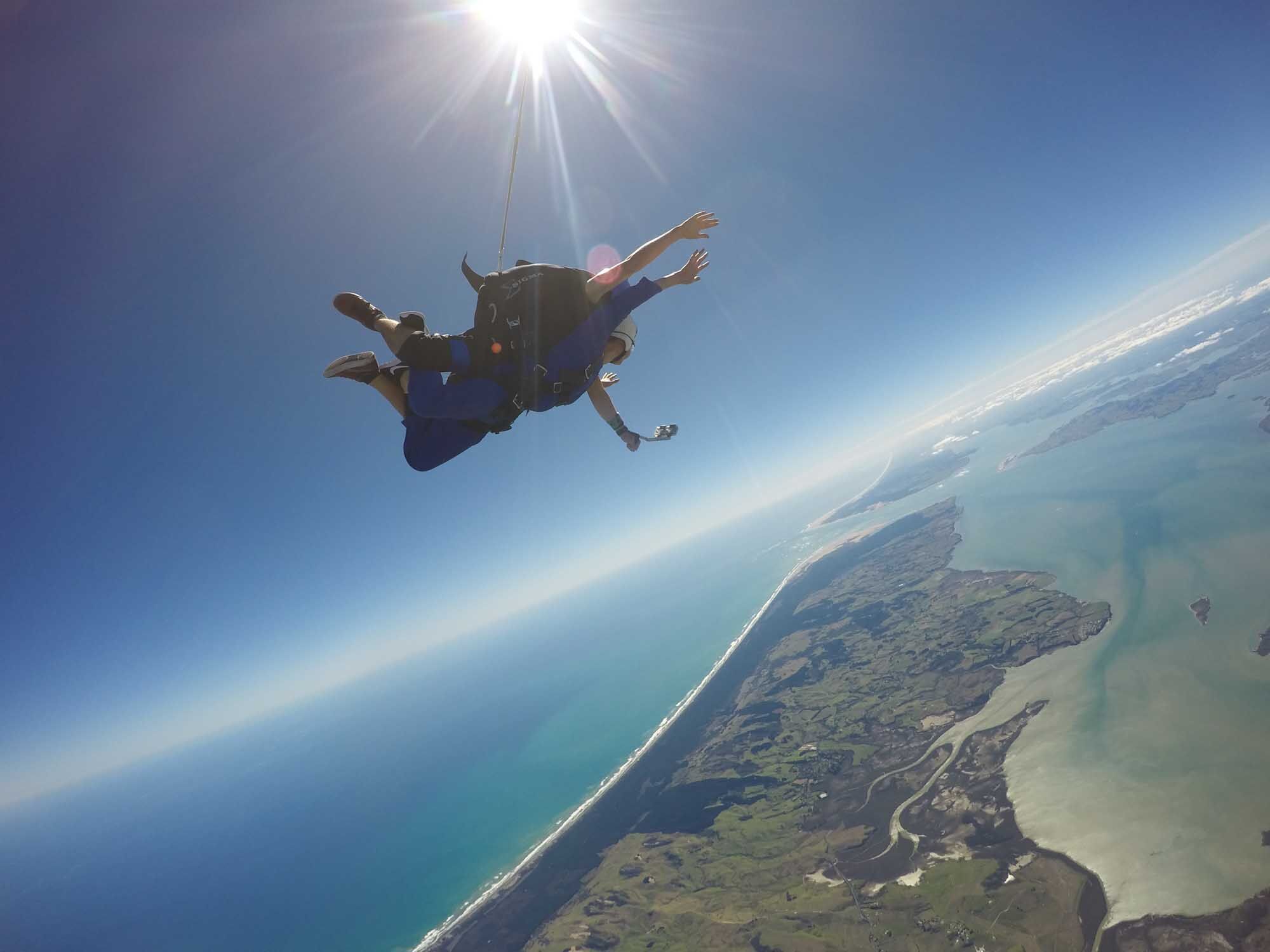 West Auckland Sky dive gift present Chuffed Gifts