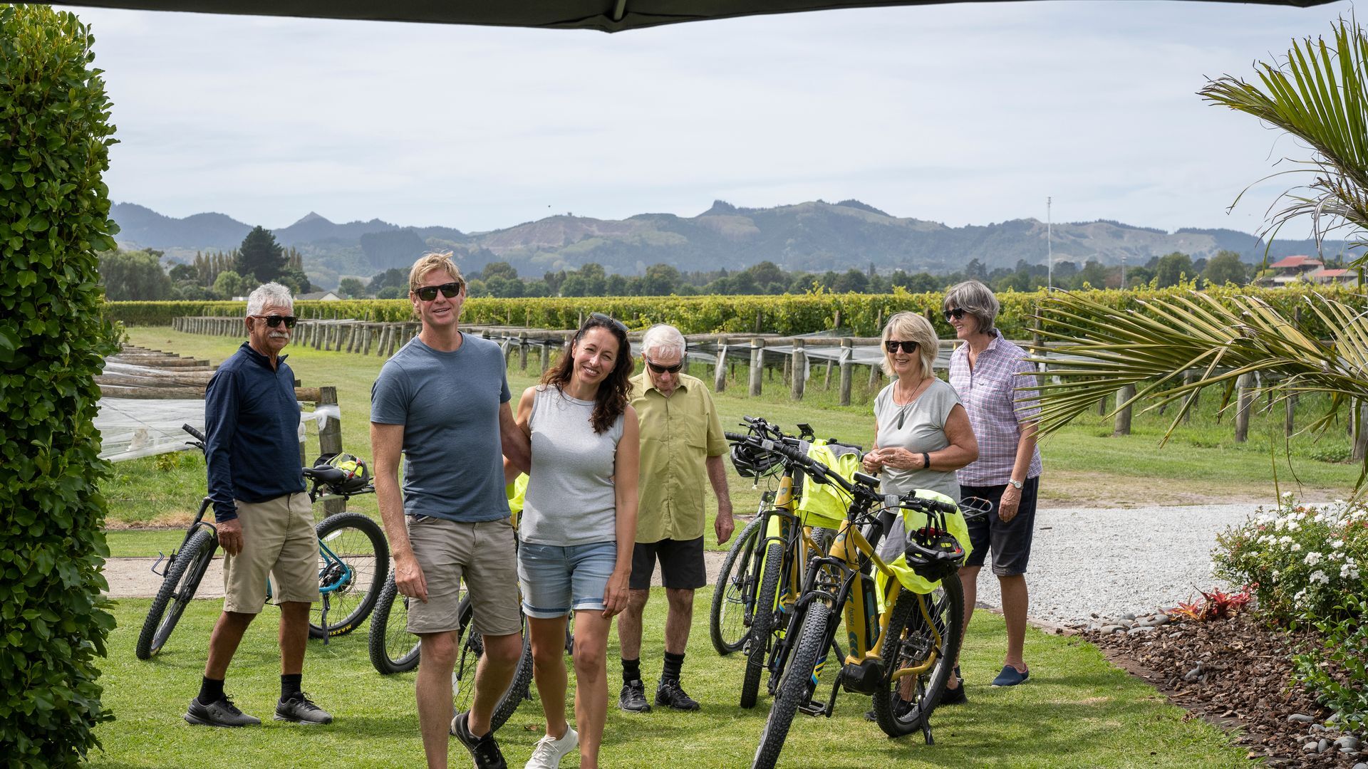 Cycling Winery tour of Gisborne with Lunch & Wine Tastings Included