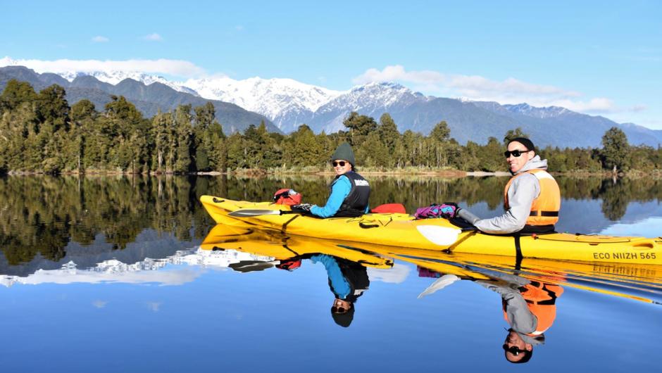 Kayaking tour on Lake Mapourika in Franz Josef - Image 4