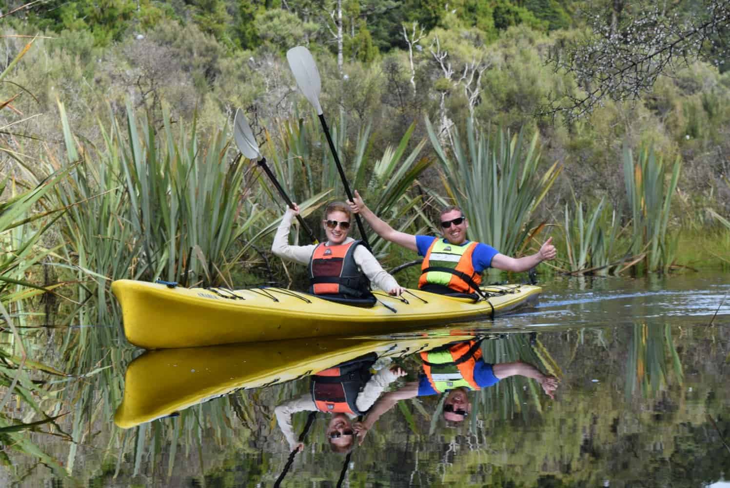 Kayaking tour on Lake Mapourika in Franz Josef - Image 3