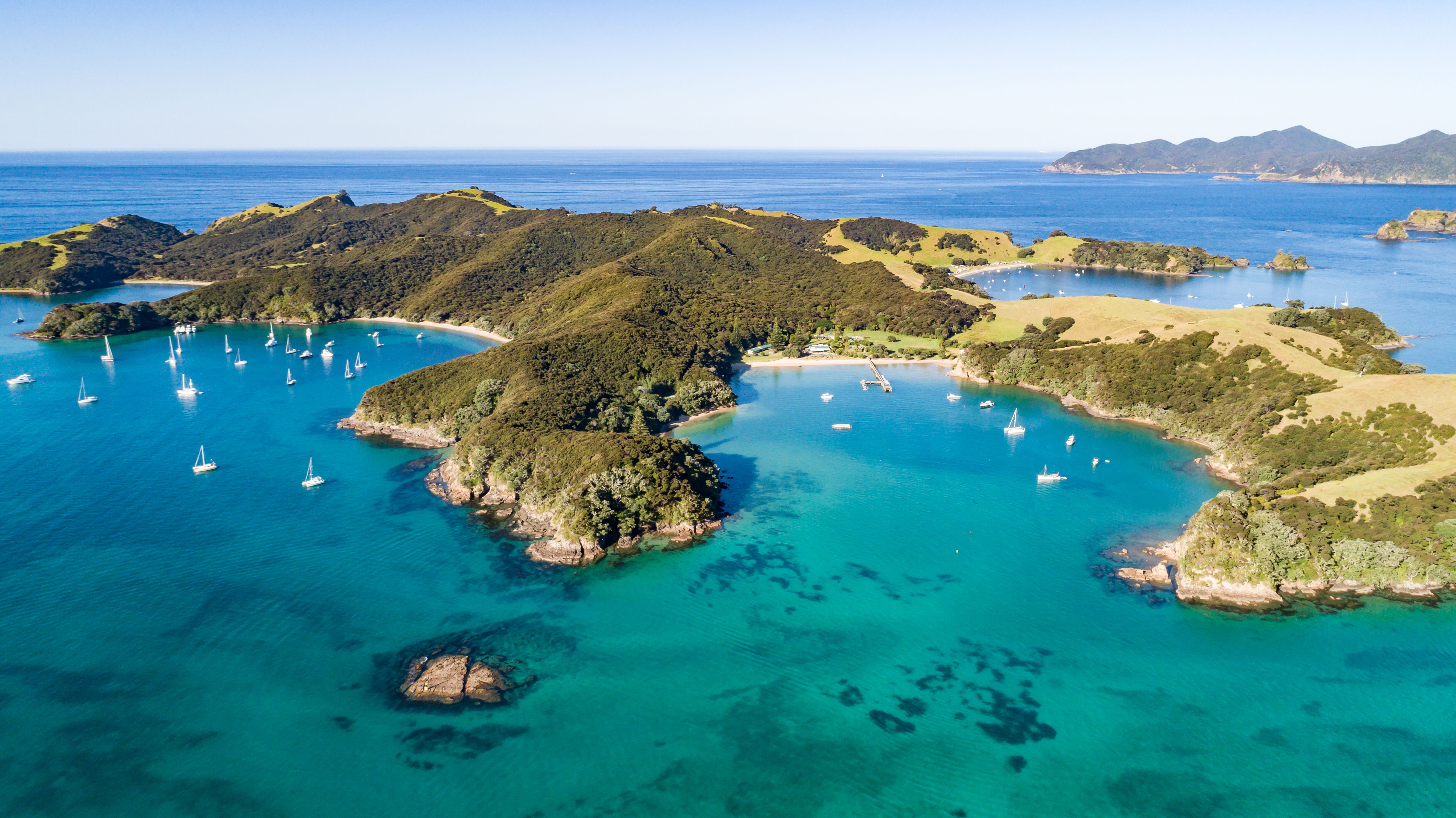 Take a ferry from Paihia to Otehei Bay for a day enjoying Urupukapuka Island