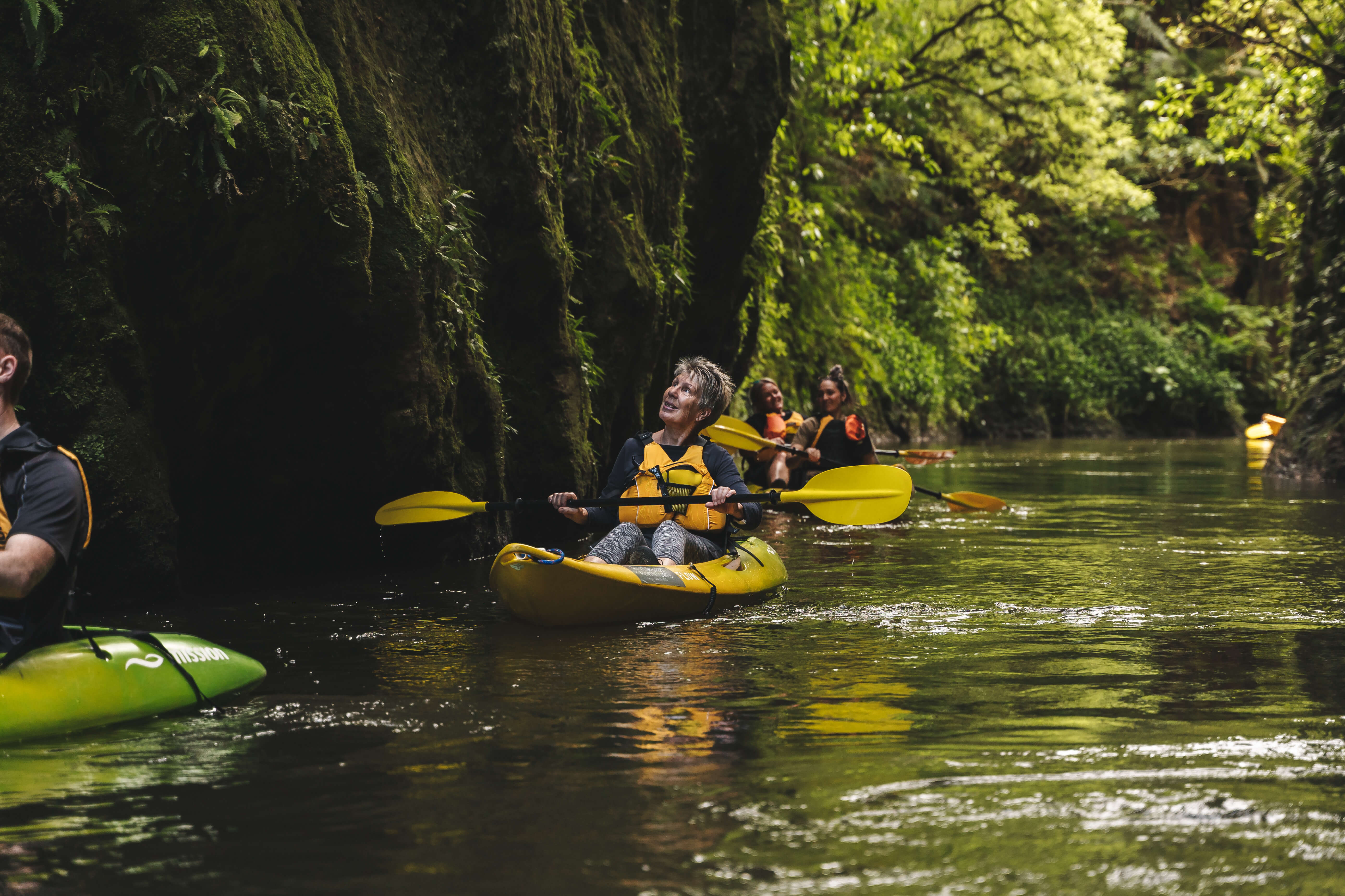 Discover a secret canyon on a guided kayak tour