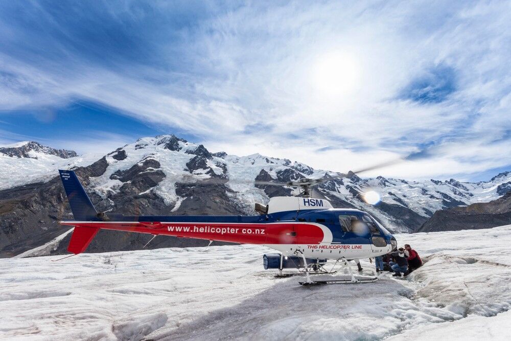 Fox Glacier Helicopter Flight Over Two Glaciers with Snow Landing! - Image 3