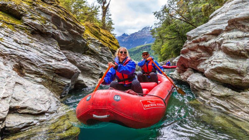 Dart River Jet Boat & Funyak trip in Mt Aspiring National Park